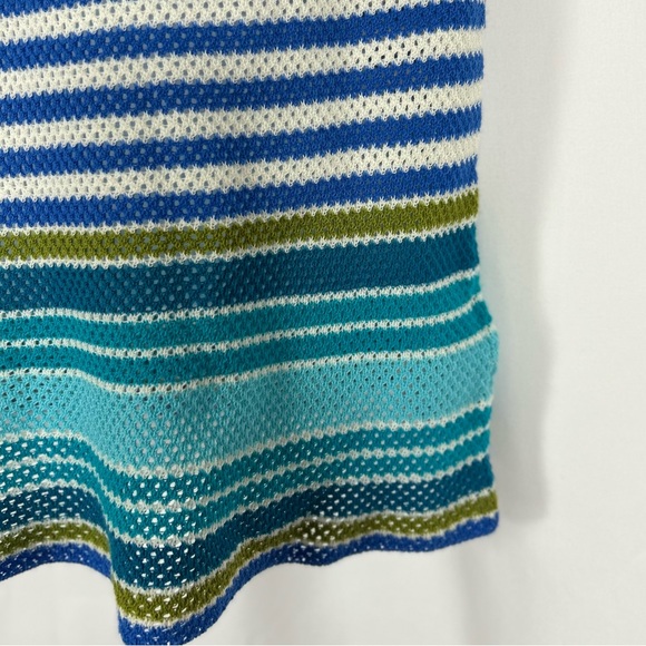 Tommy Bahama Cotton loose weave striped short sleeve shirt S - Picture 8 of 10